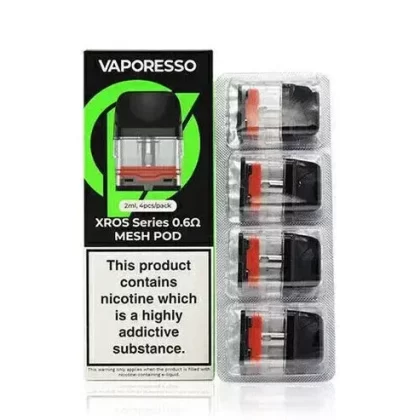 Vaporesso XROS 0.6Ω Replacement Pods Flavor Boost - Eliquidsupply
