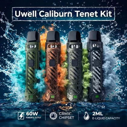 Uwell Caliburn Tenet Kit - Iron Gray - Vapeciga