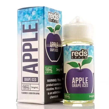 Reds Apple Grape Chilled Vape e-Liquid 60mL / 100mL - Beyondvape