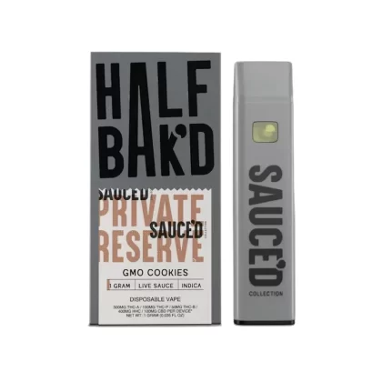 Half Bakd Sauced THC-A Private Reserve Vaporizer – 1000mg