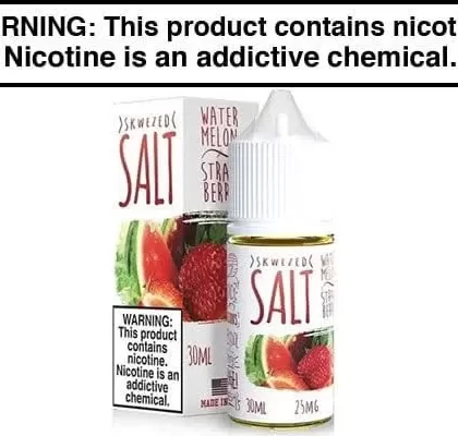 WATERMELON STRAWBERRY BY SKWEZED SALTS 30ML - Vapejuice