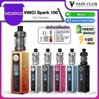 Voopoo Vinci Spark 100 Box Mod - Black, Blue (9078CC)