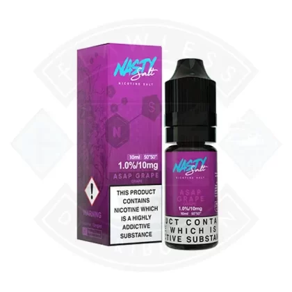 Nasty Juice Nasty Salt ASAP Grape 10ml e-liquid - Size#10mg>20mg