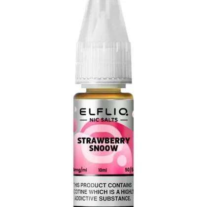 Elf Bar Elfliq Strawberry Snoow Nic Salt Vape Juice - Strength 20mg