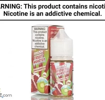 STRAWBERRY KIWI POMEGRANATE ICE BY FROZEN FRUIT MONSTER SALT NIC 30ML - Vapejuice
