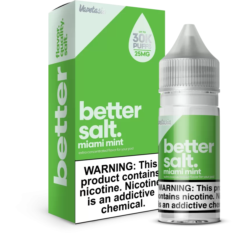 Better Salt - Miami Mint - 30ML E-Liquid - 50MG