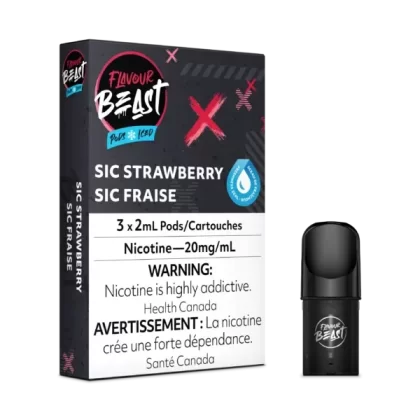 FLAVOUR BEAST PODS – SIC STRAWBERRY