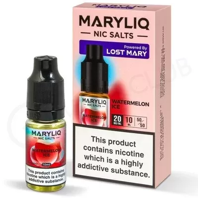 Watermelon Ice Nic Salt E-Liquid by Lost Mary Maryliq - Ecigpremium