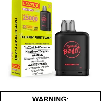 Flippin Fruit Flash Flavour Beast Level X Boost G2 Pods