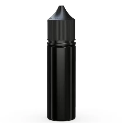 CHUBBY GORILLA | Child Resistant Unicorn V3 PET Dropper Bottles Black | 50mL – w/ Black Lid – 500 Count