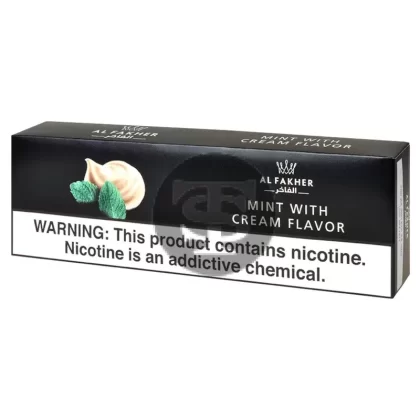 Al Fakher Mint with Cream Hookah Shisha 10 Packs of 50g