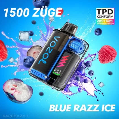 Vozol Vista Plug – Blue Razz Ice Starter Kit - Pod Kit; La Fume; 850 mAh