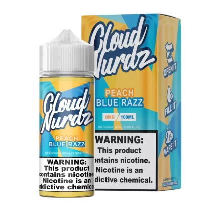 Peach Blue Razz by Cloud Nurdz TFN 100mL - 3MG