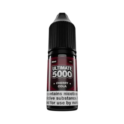 Cherry Cola Saltnic vape Juice by Ultimate 5000 - 10 Pack - Strength 5mg