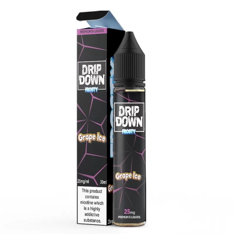 Drip Down Saltnic Frosty Grape Ice 30ml - Vapebazaar Pk