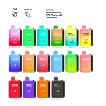 Original Higo ROCKET Rechargeable Disposable Vape Pen Device 20000 puffs ( Worldwide)