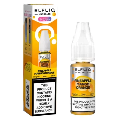 Pineapple Mango Orange Nic Salt E-Liquid by Elf Bar Elfliq (10ml) - 20mg