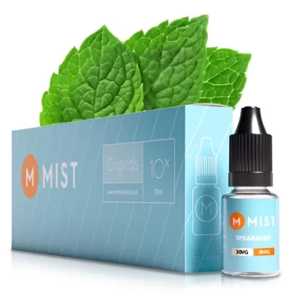 Spearmint E Liquid (10x10ml) - 70PG/30VG (Standard) / NONE 0mg