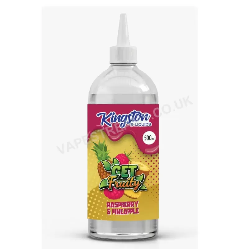 Raspberry & Pineapple 500ml E-Liquid Shortfill by Kingston - Vapestreams Co