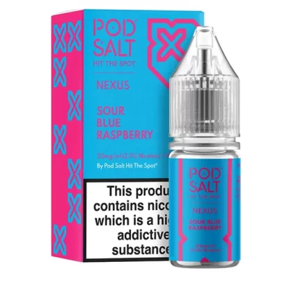Sour Blue Raspberry Nexus Pod Salt Nic Salt E-Liquid - 10mg