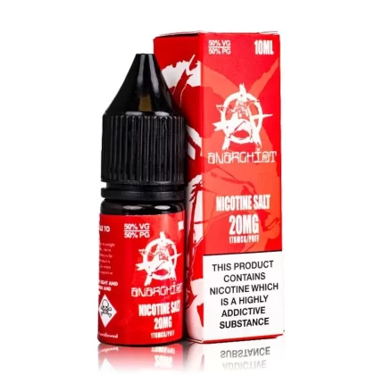 Red By Anarchist Salt 10ml - Nicotine Strength#10mg (Salt)>20mg (Salt) (D9E6DF)