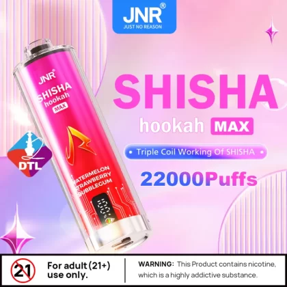 JNR Shisha Hookah Max 22K Disposable Vape - Vapeq10