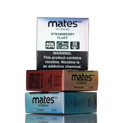 7 Daze Clickmate Mates Max Recharge 2% Nic - Summer Edition - Strawberry Kiwi Squeeze