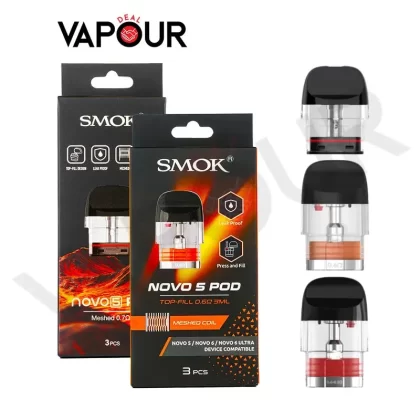 Smok Novo 5 Pods - 0.6ohm Single Mesh -XL