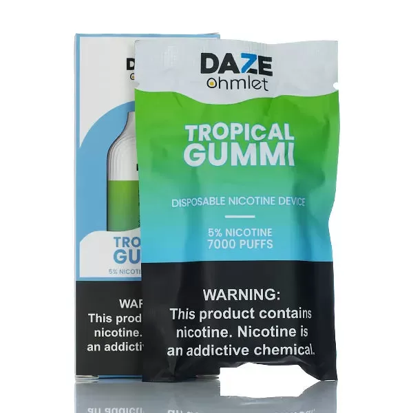 7 Daze Ohmlet 7000 Puffs Rechargeable Disposable Vape - 15ML (DISCONTINUED) - Tobacco - Image 2