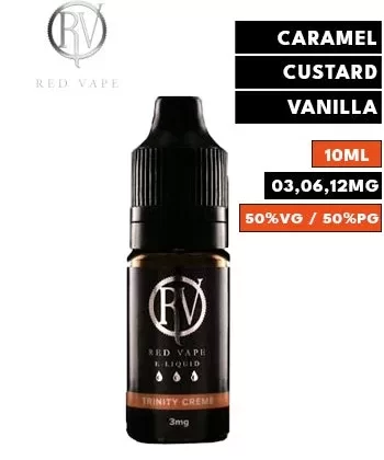 Trinity Creme eLiquid by Red Vape 10ml - 06mg / 10ml