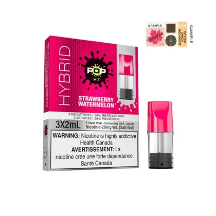 POP HITS HYBRID PODS – STRAWBERRY WATERMELON