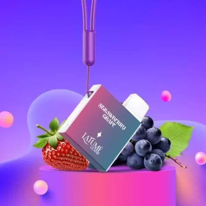 LA FUME Cuatro – Strawberry Grape - La Fume / 20mg/ml / 550 mAh / Propylenglykol / pflanzliches Glycerin / Aromastoffe / Nikotin / ca. 600