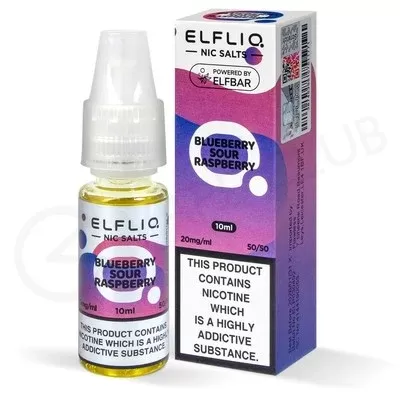 Blueberry Sour Raspberry Nic Salt E-Liquid by Elf Bar Elfliq - Ecigpremium
