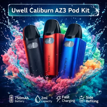 Uwell Caliburn AZ3 Pod Kit - Gray - Vapeciga