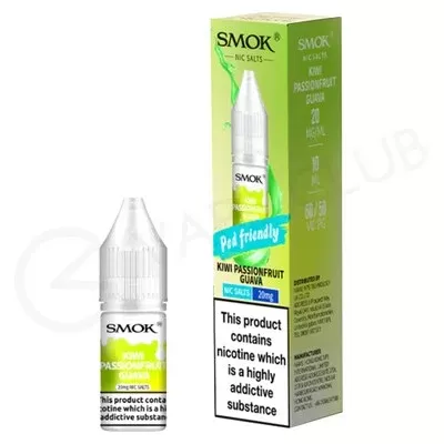 Kiwi Passionfruit Guava Nic Salt E-Liquid by Smok Pod Friendly