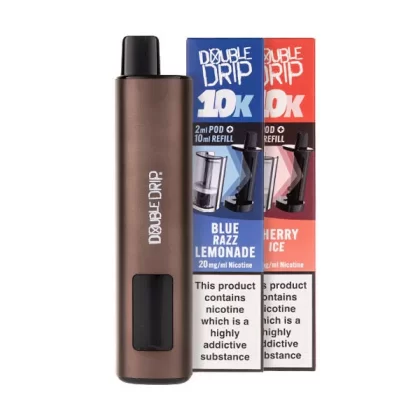 Double Drip 10K Prefilled Pod Kit Bundle - Strawberry Raspberry Cherry Ice