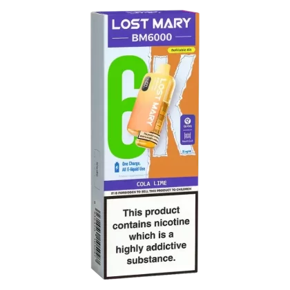 Lost Mary BM6000 Cola Lime Prefilled Pod Kit