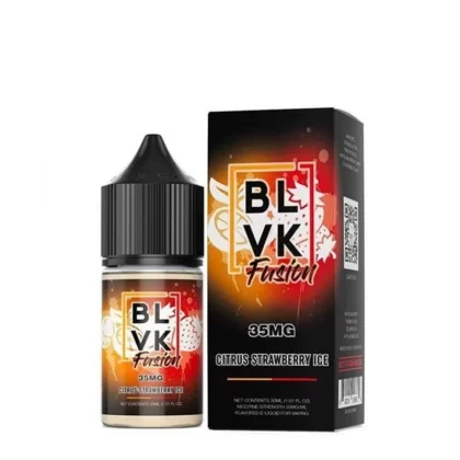 BLVK Fusion Salt Citrus Strawberry CHILLED Vape e-Liquid 30mL - Beyondvape