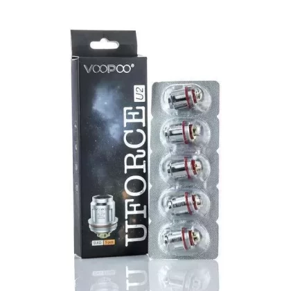 VooPoo UFORCE Replacement Coil Pack - Pack of 5 - 0.15 ohm U8