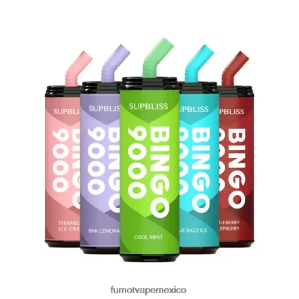 Fumot Supbliss Bingo 9000 bolígrafo vapeador desechable (1 pieza) – 18 ml kiwi maracuyá guayaba H0XPTX470 Fumot Vape Flavors