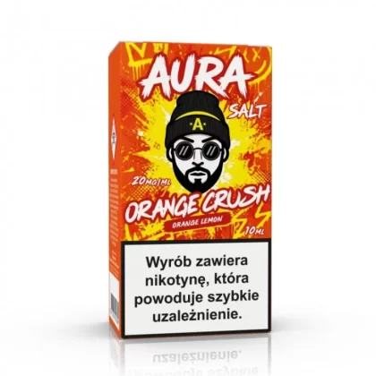 Liquid Aura Salt 20mg 10ml Orange Crush