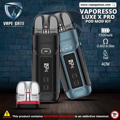VAPORESSO LUXE X PRO 40W POD SYSTEM - Dazzling Yellow, Black