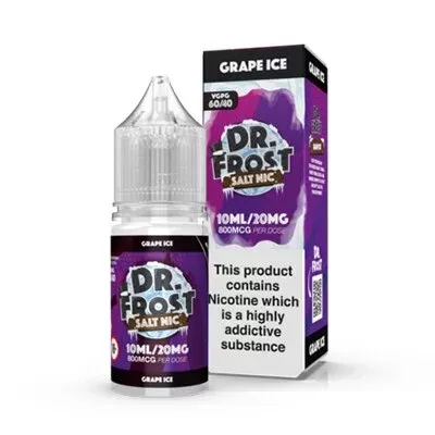 Grape Ice Nic Salt by Dr Frost – 10ml 20mg