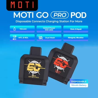 MOTI Go Pro Disposable Flavor Pod (Pod ONLY) - Blue Dream
