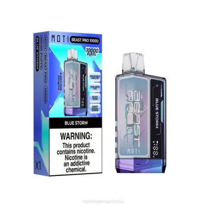 MOTI vape near me – MOTI Beast Pro Disposable Vape (5%, 10000 Puffs) Blue Storm 6422T38