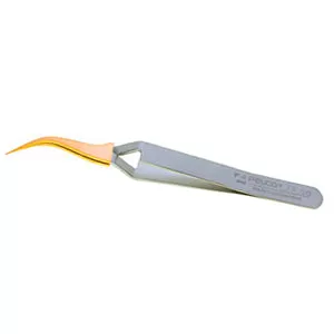 PELCO® Pro Gold Plated Reverse, Curved, Self Closing, Fine Point, High Precision