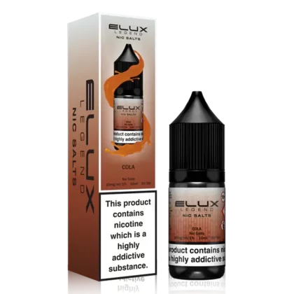 ELUX COLA Nic Salt (10pk) 10mg 20mg Vape Juice Liquid