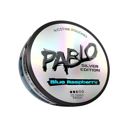 Pablo Blue Raspberry Silver Edition Nicotine Pouches - Medium - 10.15mg