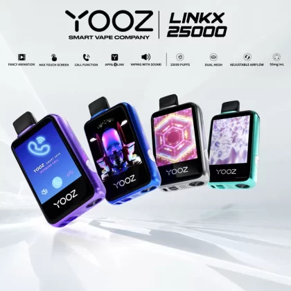 YOOZ Linkx 25000 Rechargeable Disposable Device – 25000 Puffs - Sour Apple Ice