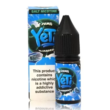 Blizzard Blueberry By Yeti Salt 10ml - Nicotine Strength#10mg (Salt)>20mg (Salt)>5mg (Salt)